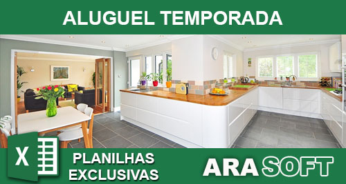 Planilha de Controle Aluguel por Temporada