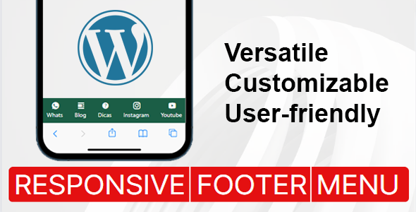 Responsive Footer Menu